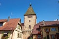 Bergheim France clock tower