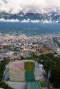 The Bergisel Ski Jump in Innsbruck Austria