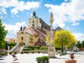 Bergkirche in Eisenstadt. Famous religious building in Burgenland, Austria Royalty Free Stock Photo