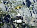 Bergseilbahn Urnerboden-Fisetengrat or aerial cableway Urnerboden-Fisetengrat