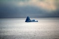 Bergy bit - part of iceberg Royalty Free Stock Photo