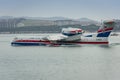 Beriev Be-200ES descends on the hydrosphere for furthe