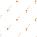 Berimbau pattern seamless vector