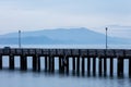 Berkeley Pier and Mount Tamalpais Royalty Free Stock Photo