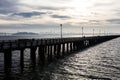 Berkeley Pier and San Francisco Bay Royalty Free Stock Photo