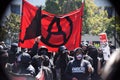 Berkeley Protests Against Fascism, Racism, and Donald Trump Royalty Free Stock Photo