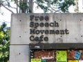 Free Speech Movement Cafe - Sign