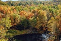 Westfiled river in Berkshires Massachusetts Royalty Free Stock Photo