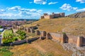 Berlanga de Duero castle in Spain Royalty Free Stock Photo