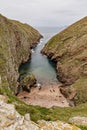 Berlengas Islands, Portugal - Small beach and canyon Royalty Free Stock Photo