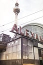 Berlin Alexanderplatz station with TV tower