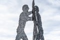 Berlin Art: Molecule Men in the river Spree