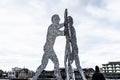 Berlin Art: Molecule Men in the river Spree