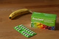 Box of Fructaid Capsules and a Blister Pack. A medicine that helps people with Fructose Intolerance / Malabsortion to digest fruit