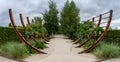 Recreation park `Gardens of the World` - International Garden Cabinets. South Africa. Panoramic view