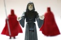 Vintage Star Wars Palpatine Darth Sidious The Emperor and Royal Guard Action Figures from Kenner Toys on White. This was release