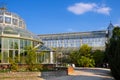 Berlin, Germany - Berlin Dahlem Botanical Garden and Museum - Botanischer Garten - with historic greenhouse pavilions Royalty Free Stock Photo