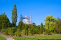 Berlin, Germany - Berlin Dahlem Botanical Garden and Museum - Botanischer Garten - with historic greenhouse pavilions Royalty Free Stock Photo