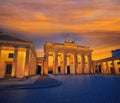 Berlin Brandenburg Gate Brandenburger Tor Royalty Free Stock Photo