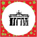 Berlin Brandenburg Gate or Brandenburger Tor Berlin Germany Royalty Free Stock Photo