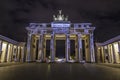 Berlin Brandenburg gate Brandenburger Tor at sunset Royalty Free Stock Photo