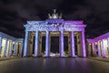 Berlin Brandenburg gate Brandenburger Tor at sunset Royalty Free Stock Photo