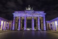 Berlin Brandenburg gate Brandenburger Tor at sunset Royalty Free Stock Photo