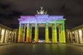 Berlin Brandenburg gate Brandenburger Tor at sunset Royalty Free Stock Photo