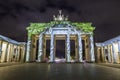 Berlin Brandenburg gate Brandenburger Tor at sunset Royalty Free Stock Photo