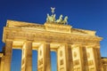 Brandenburg Gate - Berlin - Germany Royalty Free Stock Photo