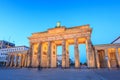 Brandenburg Gate - Berlin - Germany Royalty Free Stock Photo