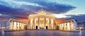 Berlin - Brandenburg Gate at night Royalty Free Stock Photo