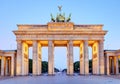 Berlin - Brandenburg Gate at night Royalty Free Stock Photo