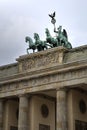 Berlin Brandenburg Gate in Berlin, photography, vintage retro antique