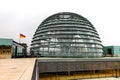 Berlin bundestag building rooftop sphere in berlin germany