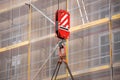 Liebherr construction crane hook in berlin germany