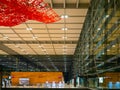 Berlin Branderburg Willy Brandt Airport, passenger check-in hall Royalty Free Stock Photo