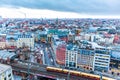 Berlin buildings cityscape streets high angle view