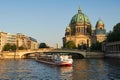 Berlin Cathedral or Berliner Dom and Museum Island or Museumsinsel near Spree River