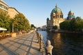 Berlin Cathedral or Berliner Dom and Museum Island or Museumsinsel near Spree River