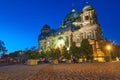 Berlin Cathedral or Berliner Dom and Museum Island or Museumsinsel near Spree River