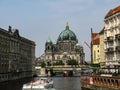 Berlin Cathedral, Berliner Dom over Spree river in Berlin, Germany Royalty Free Stock Photo