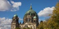 Berlin Cathedral, Dome Berliner, Berlin Germany, against blue sky