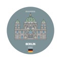 Berlin Cathedral, Germany. Architectural symbols of European cities Royalty Free Stock Photo