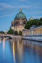 The Berlin Cathedral and the river Spree