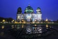 Berlin Cathedral in twilight time, Germany