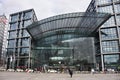 Berlin Central Station or Hauptbahnhof for German passenger and foreign travelers use service railway train at Lehrter Bahnhof on