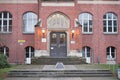 Berlin Charite, main Entrance pathological institute Rudolf Virchow House Royalty Free Stock Photo