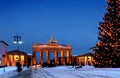 Berlin christmas brandenburger tor