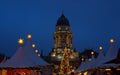 Berlin christmas market Gendarmenmarkt Royalty Free Stock Photo